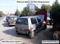 Fiat auto otpad - Tip Model: Fiat Cinquecento  Opis: Za delove