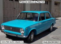Fiat auto otpad - Tip Model: Fiat 124  Opis: Za delove